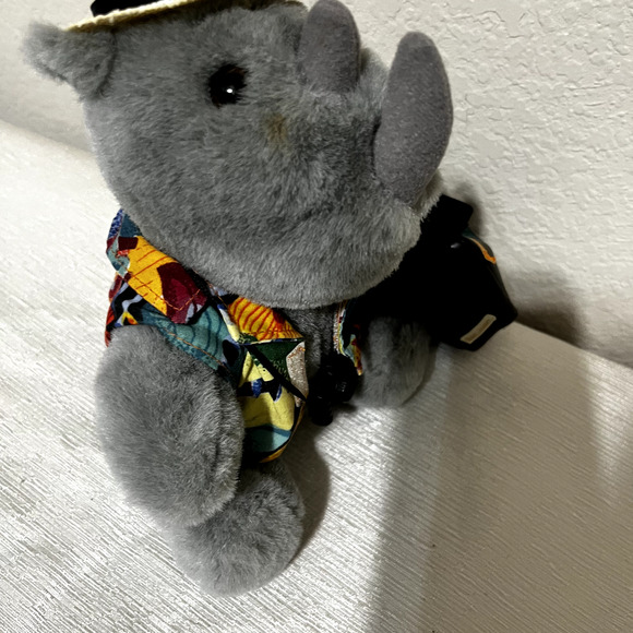Rhinocort Aqua Nasal Spray Rhinoceros Plush 9" Tourist Advertising / Promotional - Picture 4 of 6